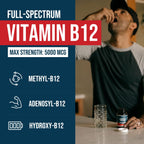 BioActive Vitamin B12 5000 mcg - 3 BioActive Forms

