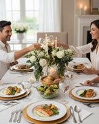bUCLA Disposable Dinner Plates - Premium Plastic Tableware

