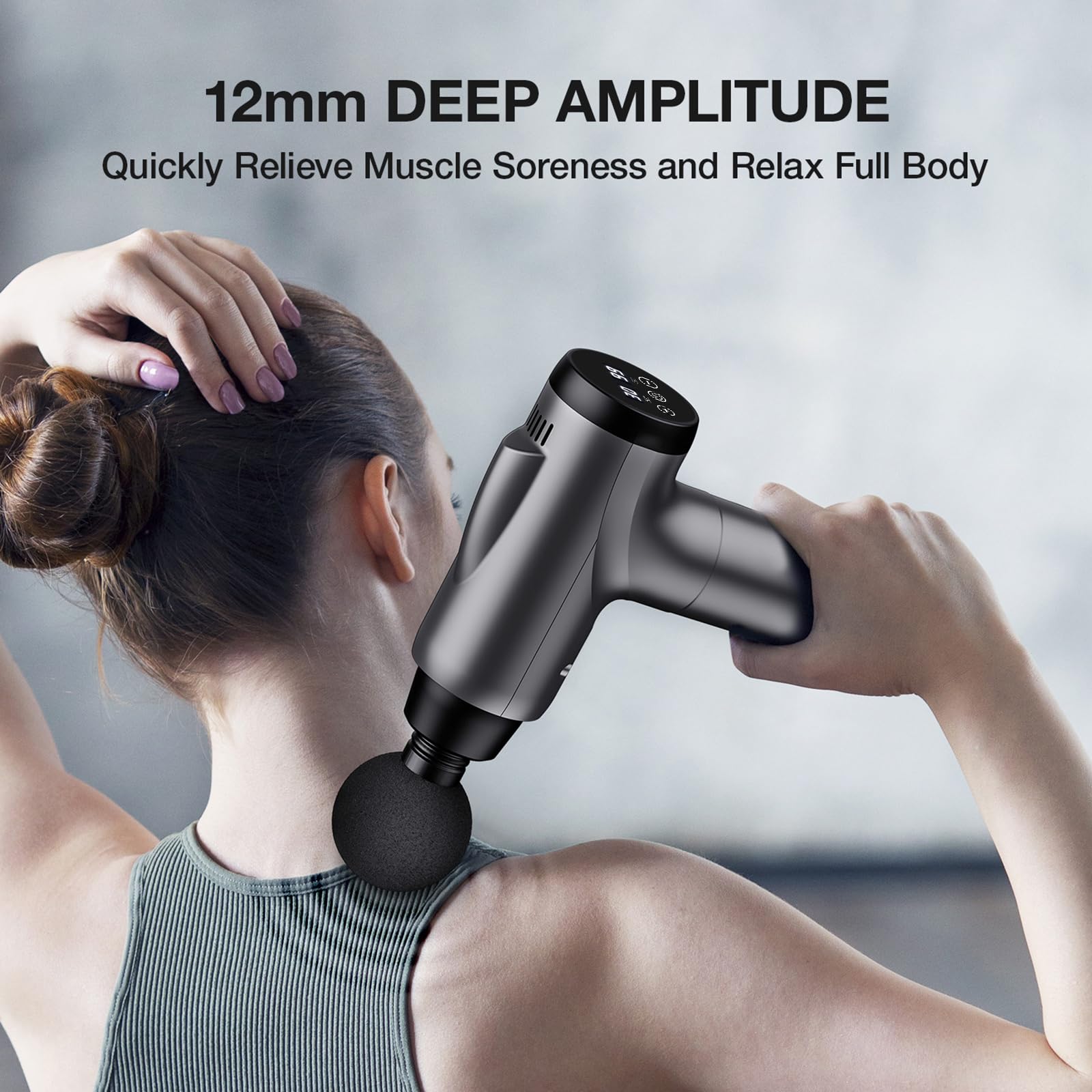 OLsky Massage Gun Deep Tissue Percussion Massager | 9 Heads

