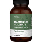 Magnesium Glycinate Chelated Supplement with Organic MCT - Vegan

