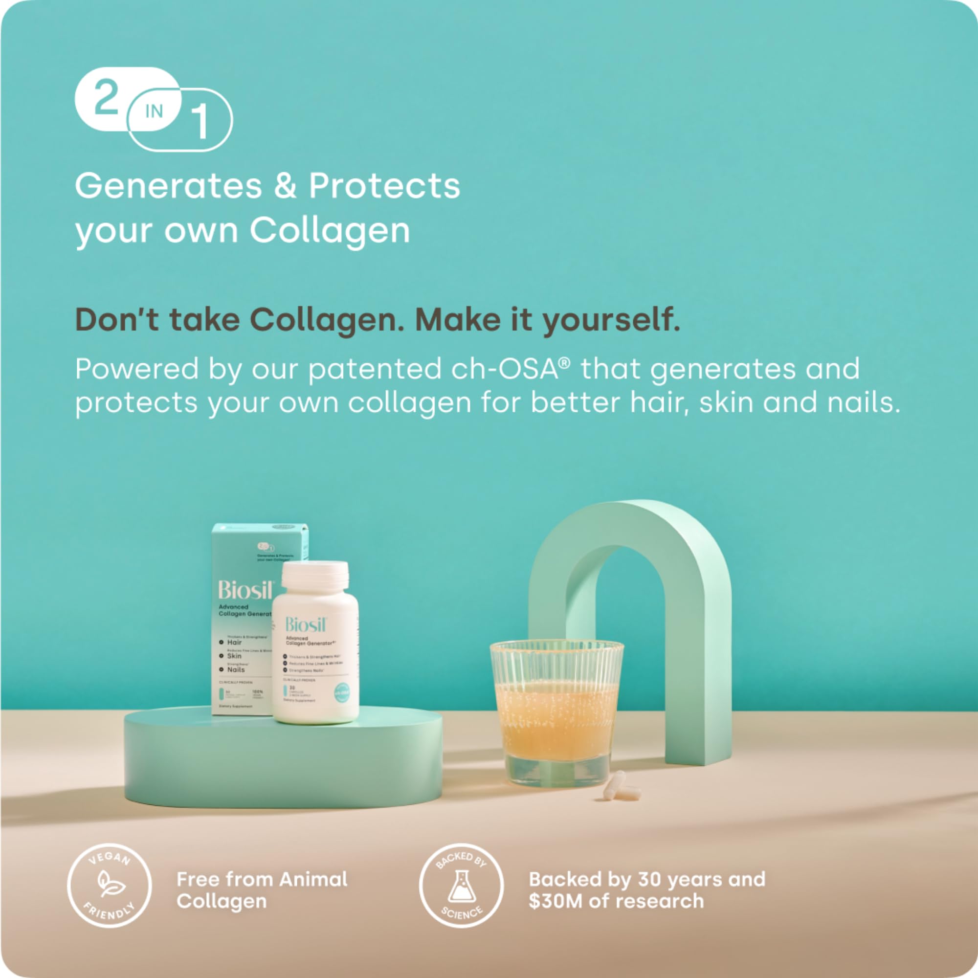 Biosil Collagen Booster with Patented ch-OSA

