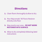 Rejuvenate All Floors Restorer – Fills Scratches & Shine

