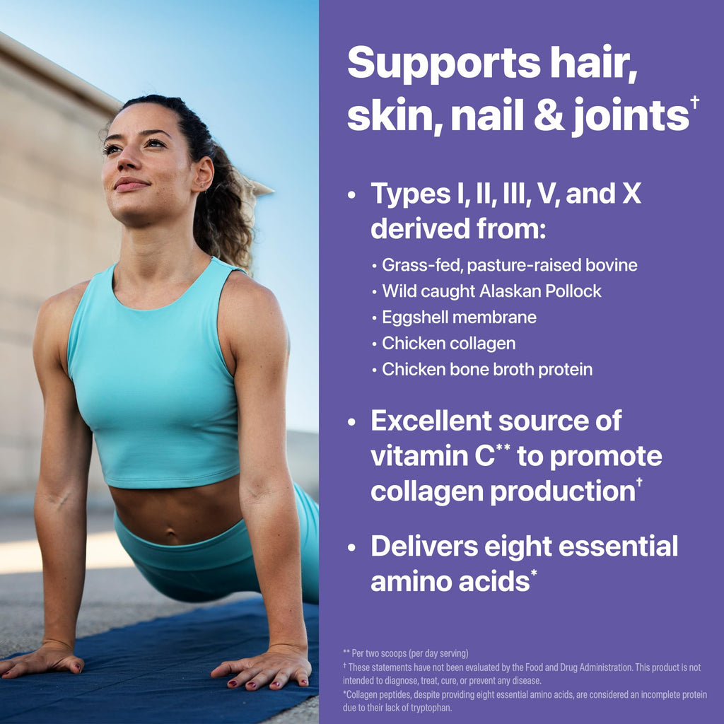 Orgain Multi Collagen Peptides Powder for Hair, Skin, Nails

