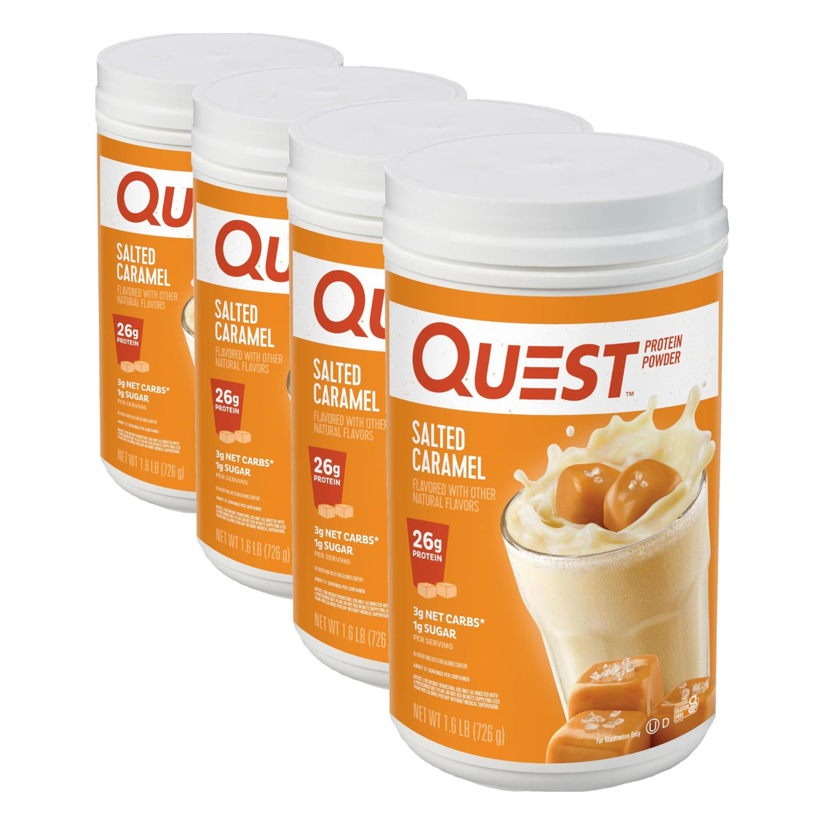 Quest Nutrition Protein Powder - 24g Protein, 3g Net Carbs, Gluten Free