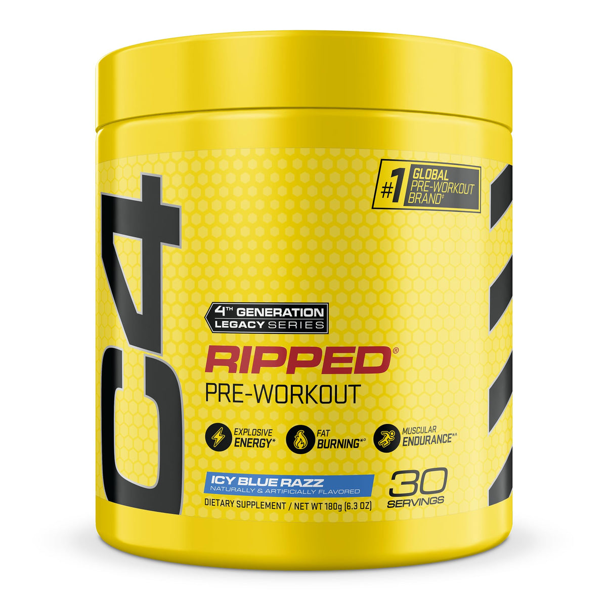 C4 Ripped Pre Workout Powder for Energy & Endurance