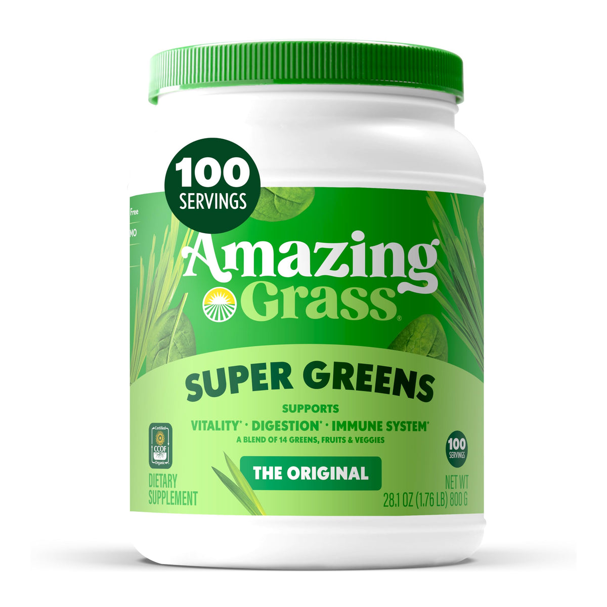 Amazing Grass Super Greens Organic Greens Supplement