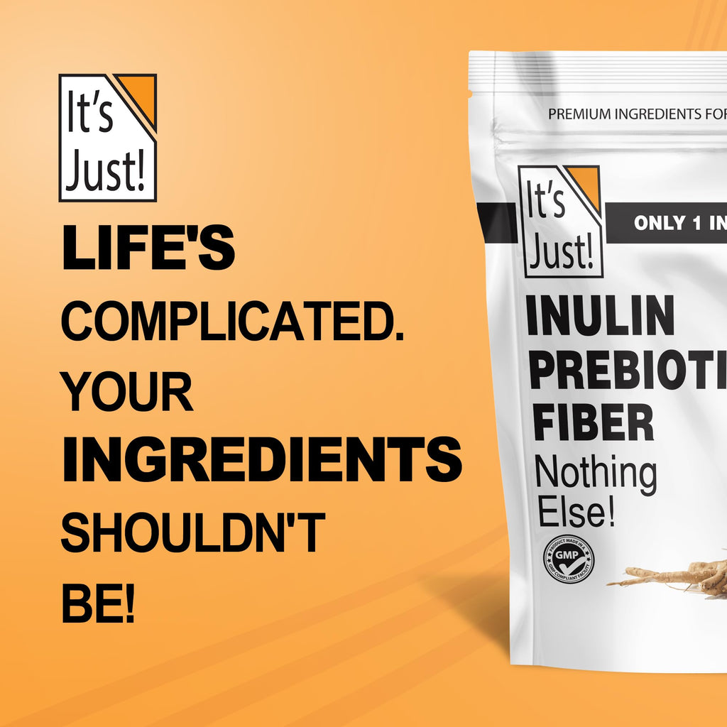 It's Just Inulin Prebiotic Fiber from Chicory Root

