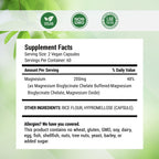 Nested Naturals Magnesium Glycinate Chelate Supplement for Relaxation

