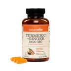 NatureWise Turmeric Curcumin + Ginger Supplement - Vegan

