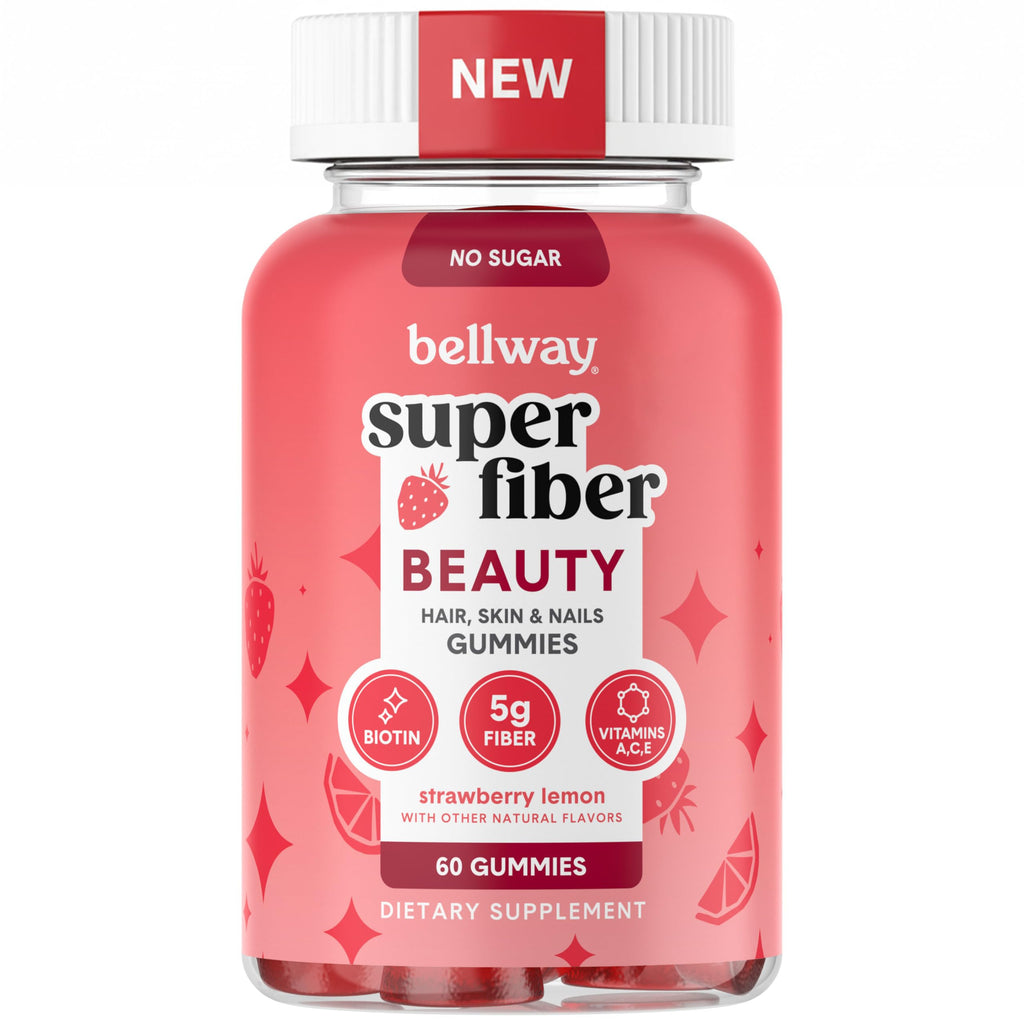 Bellway Fiber Gummies + Beauty Sugar Free Digestive Support

