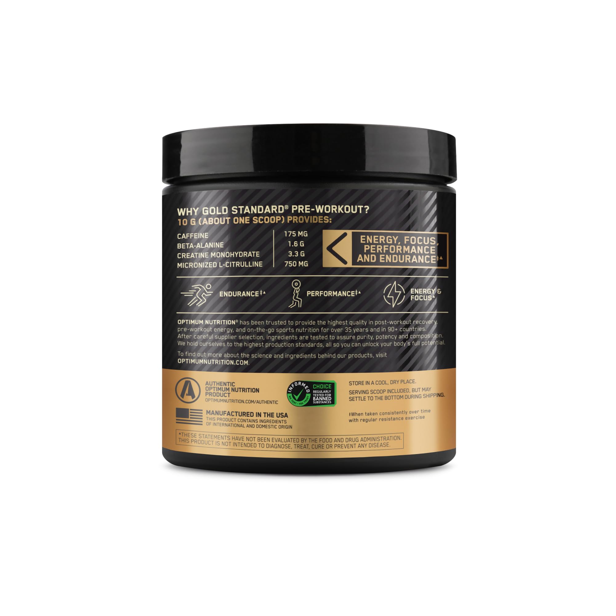 Optimum Nutrition Gold Standard Pre-Workout Powder

