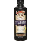Barlean's Total Omega-3-6-9 Liquid Fish Oil with Borage & Flaxseed