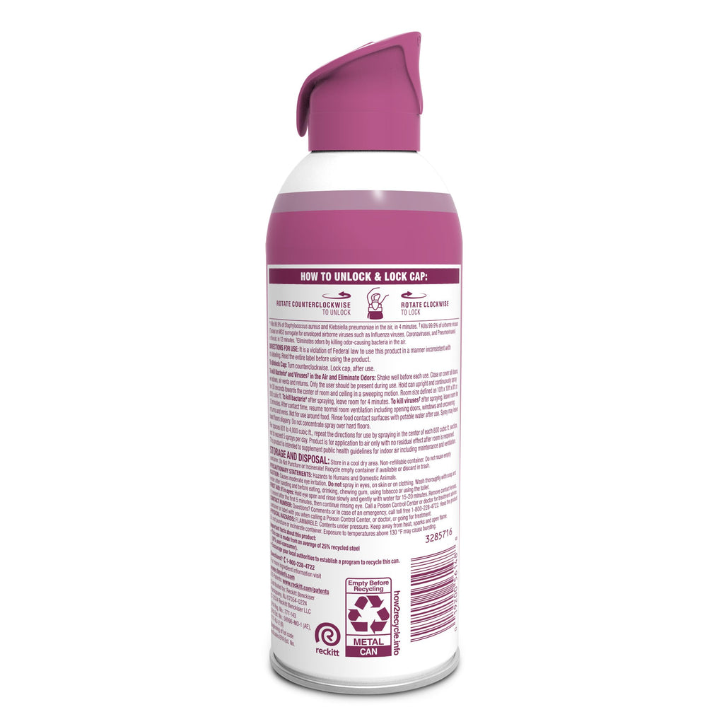 Lysol Air Sanitizer Spray - Odor Eliminator, EPA-Approved

