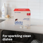 ATTITUDE Dishwasher Pods Plant-Based Vegan Phosphate-Free

