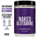Naked Nutrition L-Glutamine Powder Pure Vegan Amino Acid

