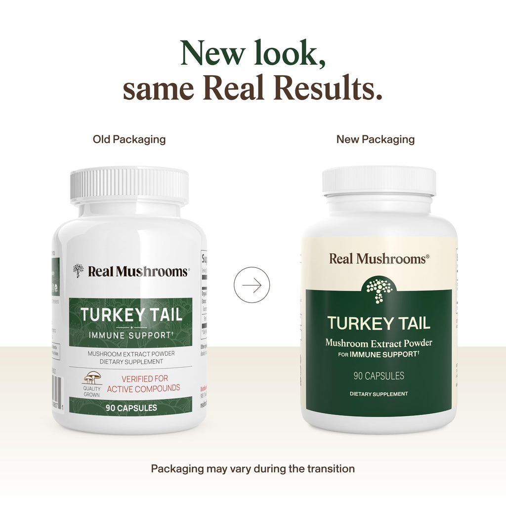 Real Mushrooms Turkey Tail Capsules – Organic Extract

