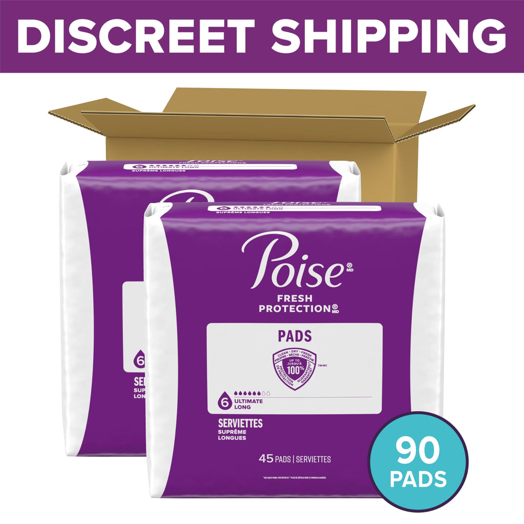 Poise Incontinence Pads for Bladder Leaks – Absorbency

