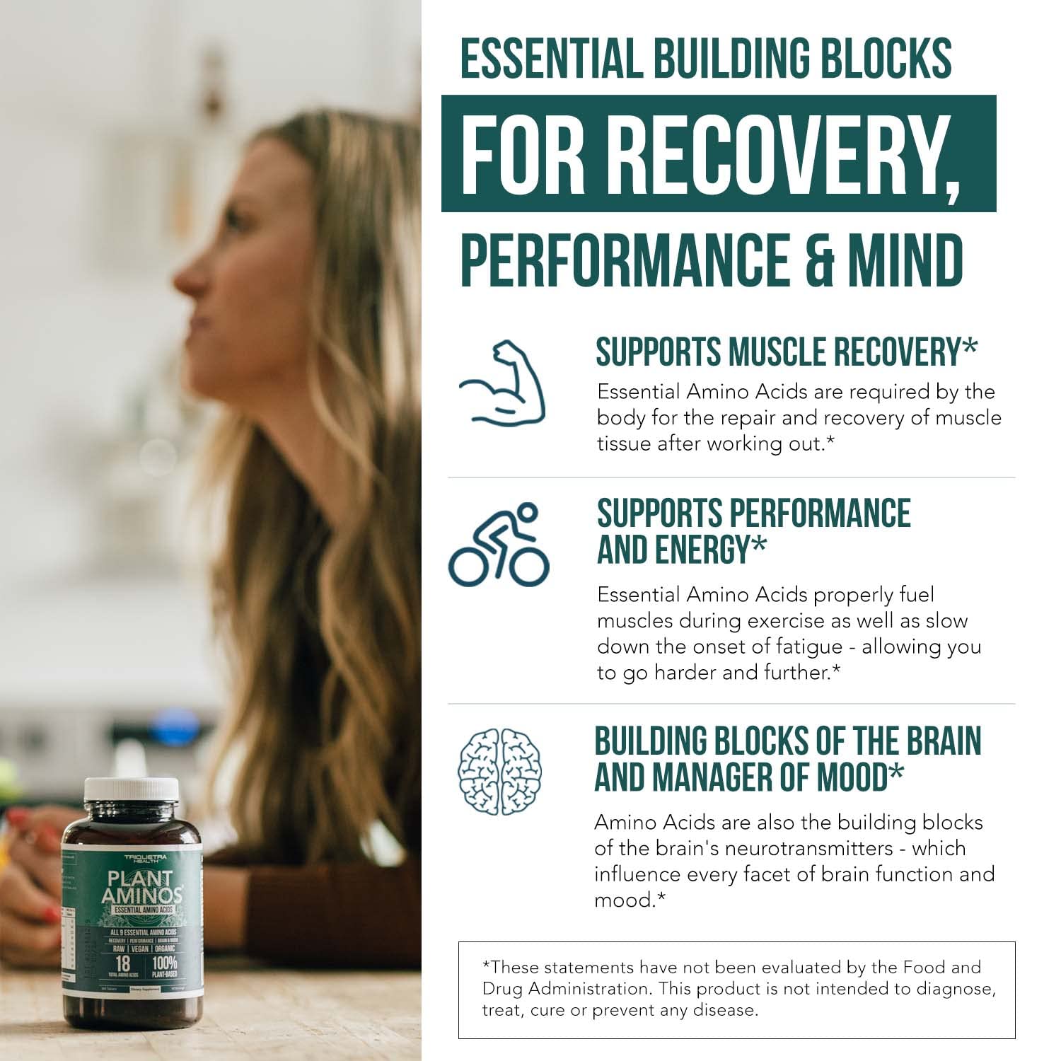 Amino Acids by Triquetra Health: Plant-Based Essentials

