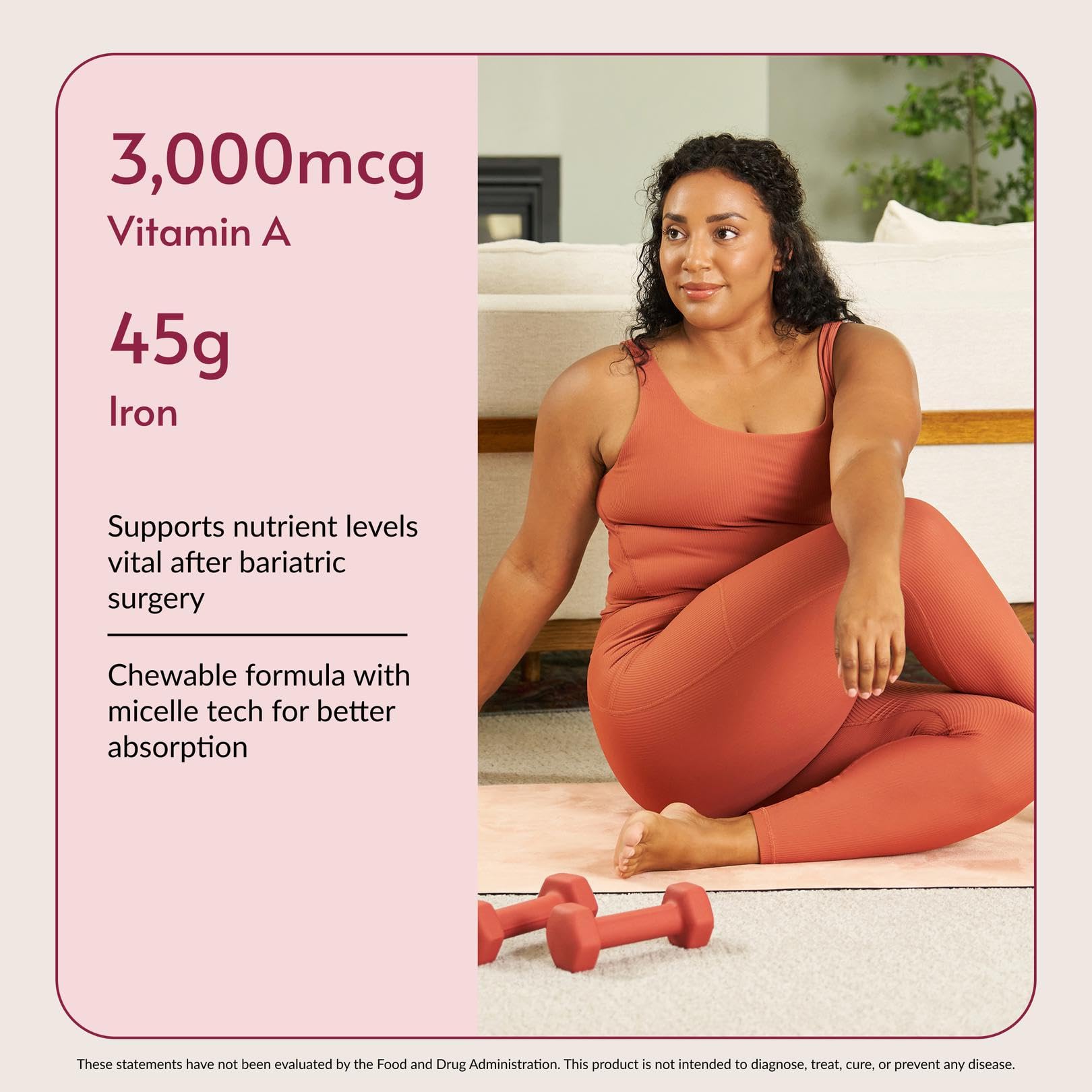 Bariatric Advantage Chewable Multivitamin with Iron

