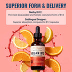 Live Conscious Vegan B12 Sublingual Drops | 5000mcg

