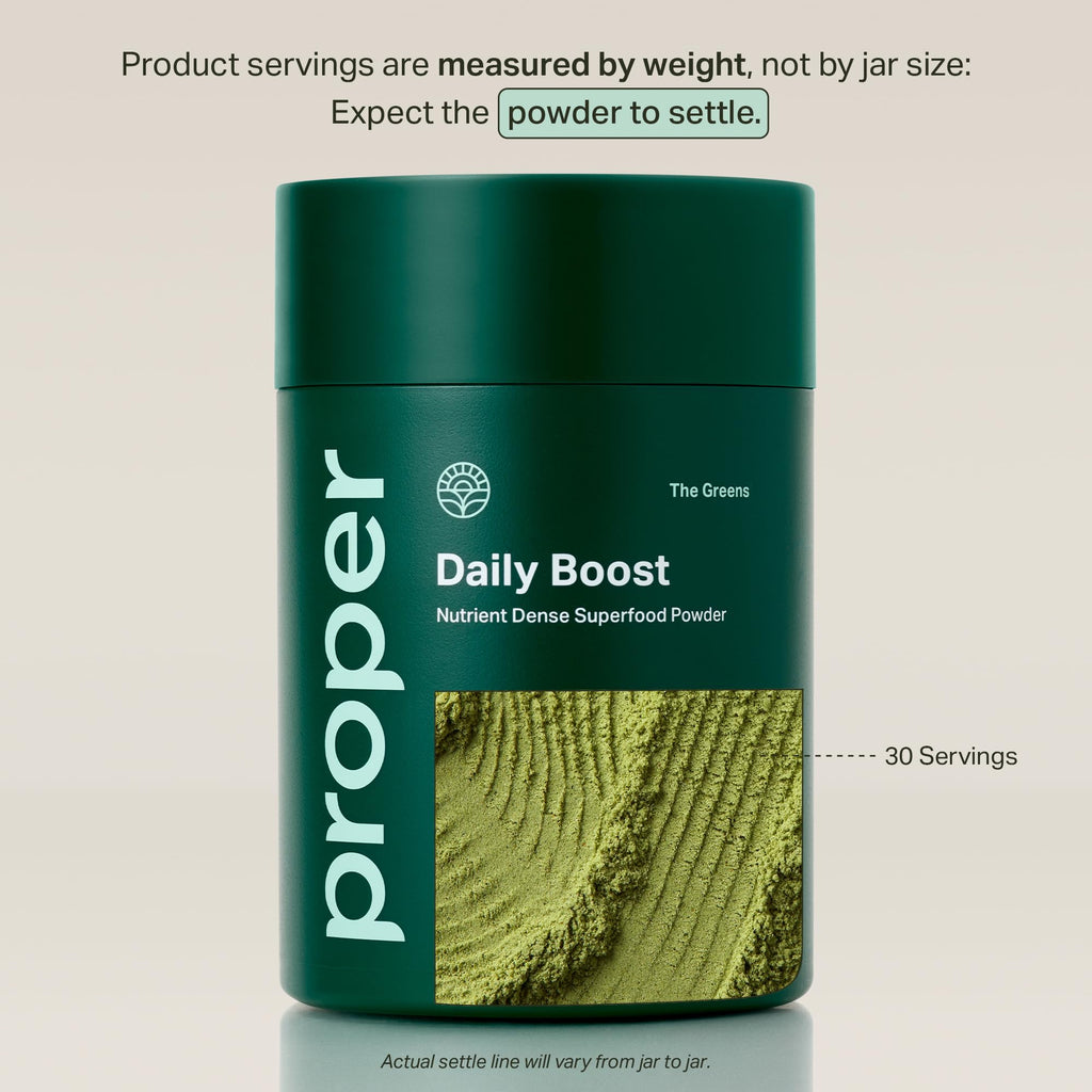 Proper The Greens Powder Apple Flavor Daily Boost

