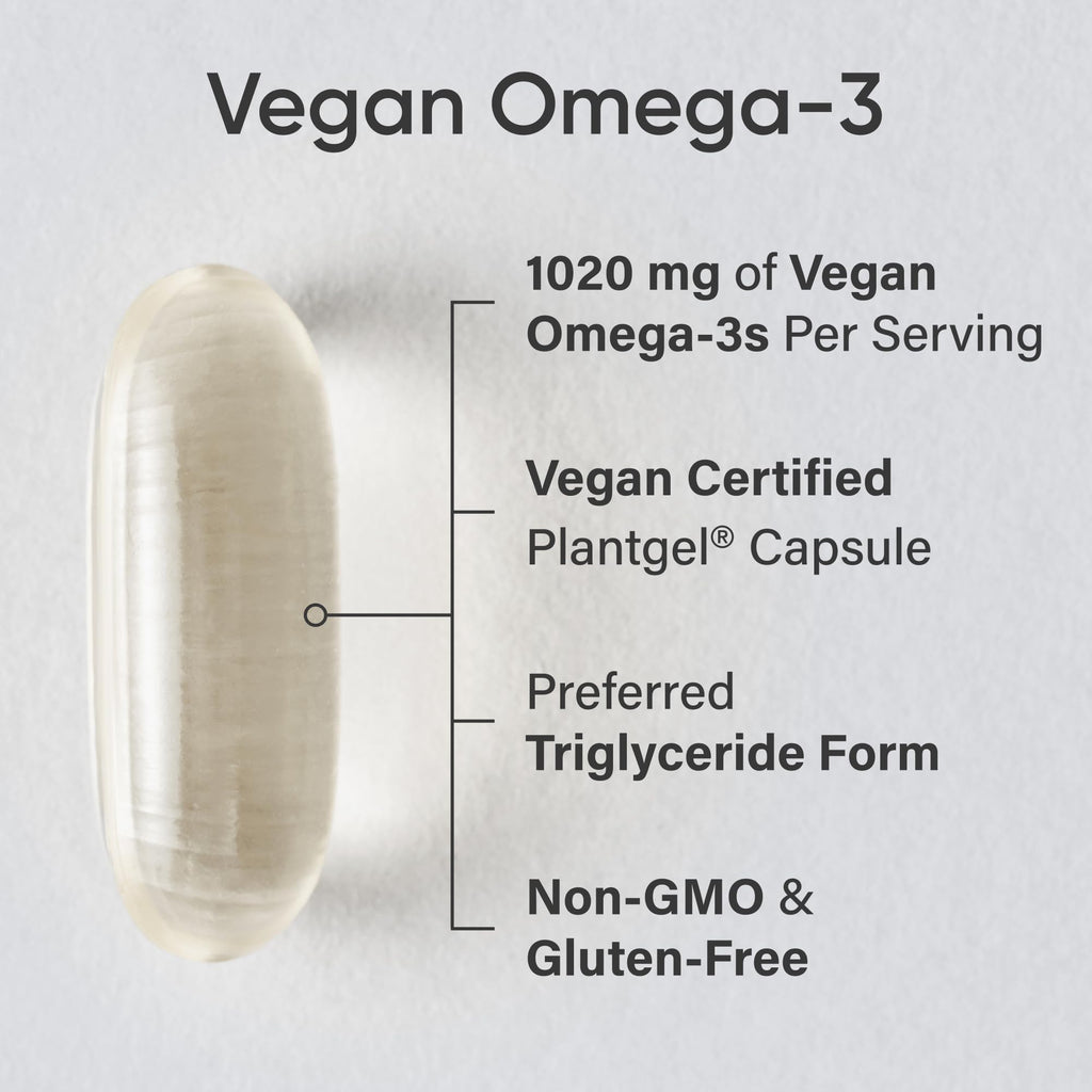 Sports Research Vegan Omega-3 from Algae Oil DHA & EPA

