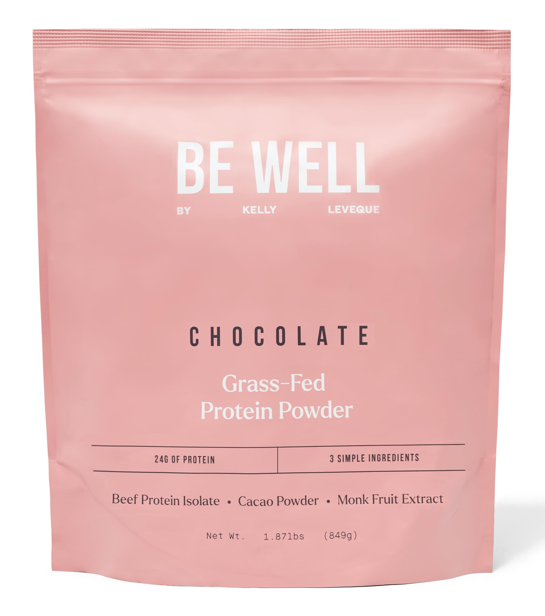 Be Well by Kelly Grass-Finished Beef Protein Powder