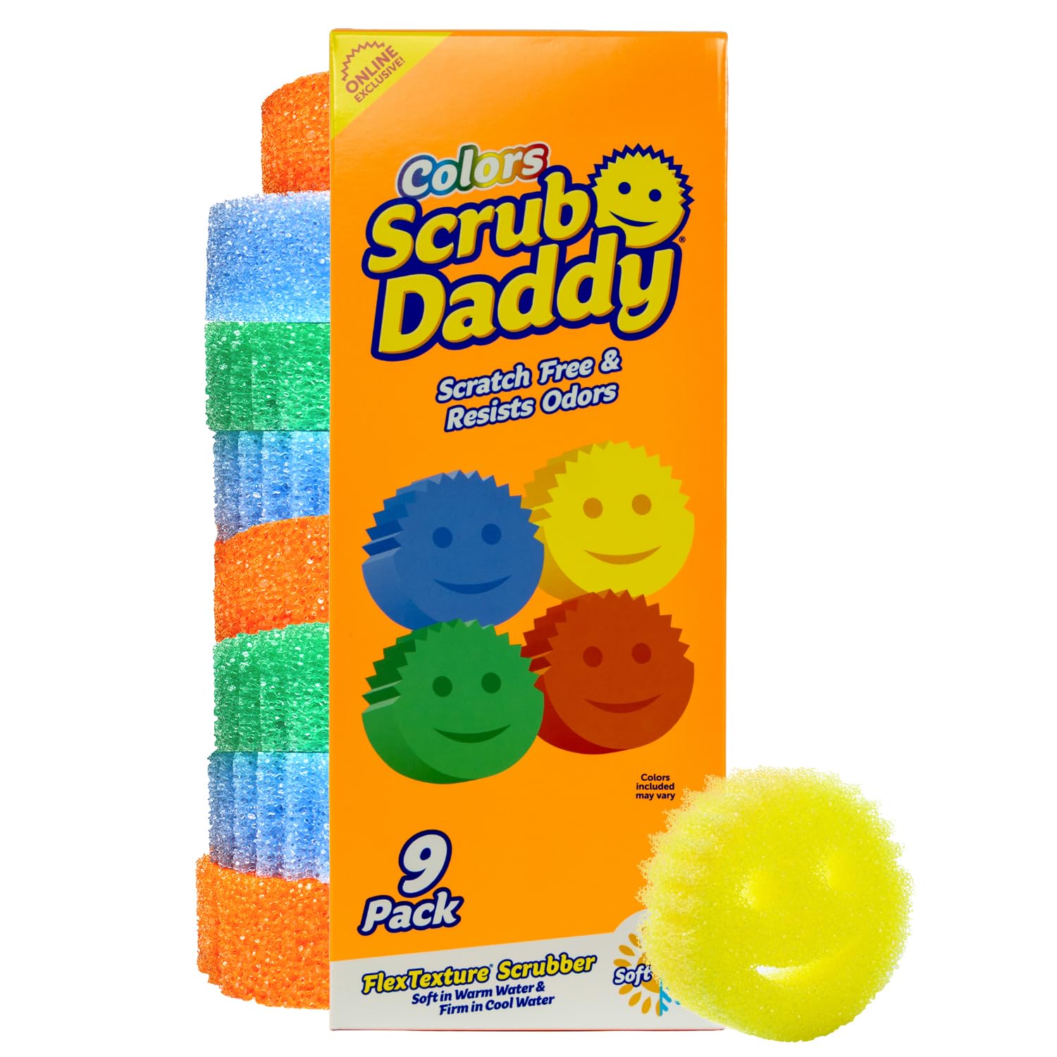 Scrub Daddy Sponges - Scratch-Free BPA-Free Foam

