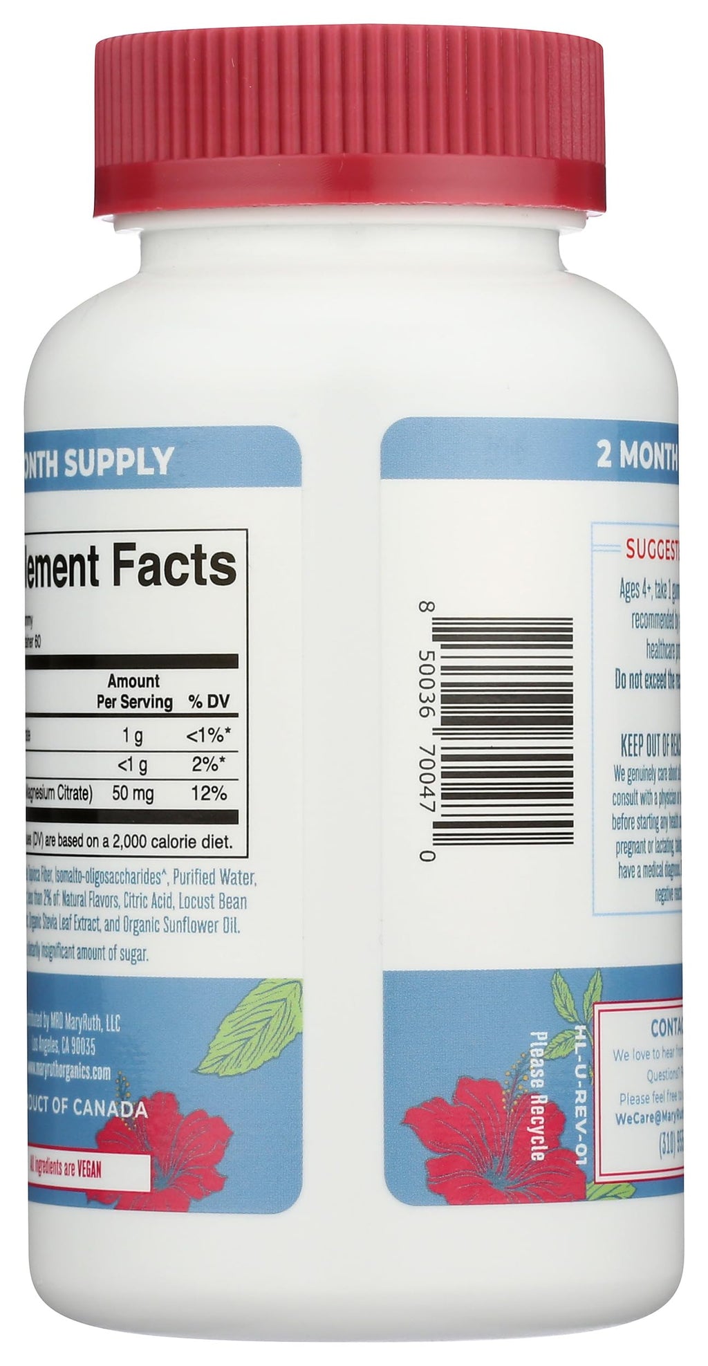 MaryRuth's Magnesium Calm Supplement | Bone Health

