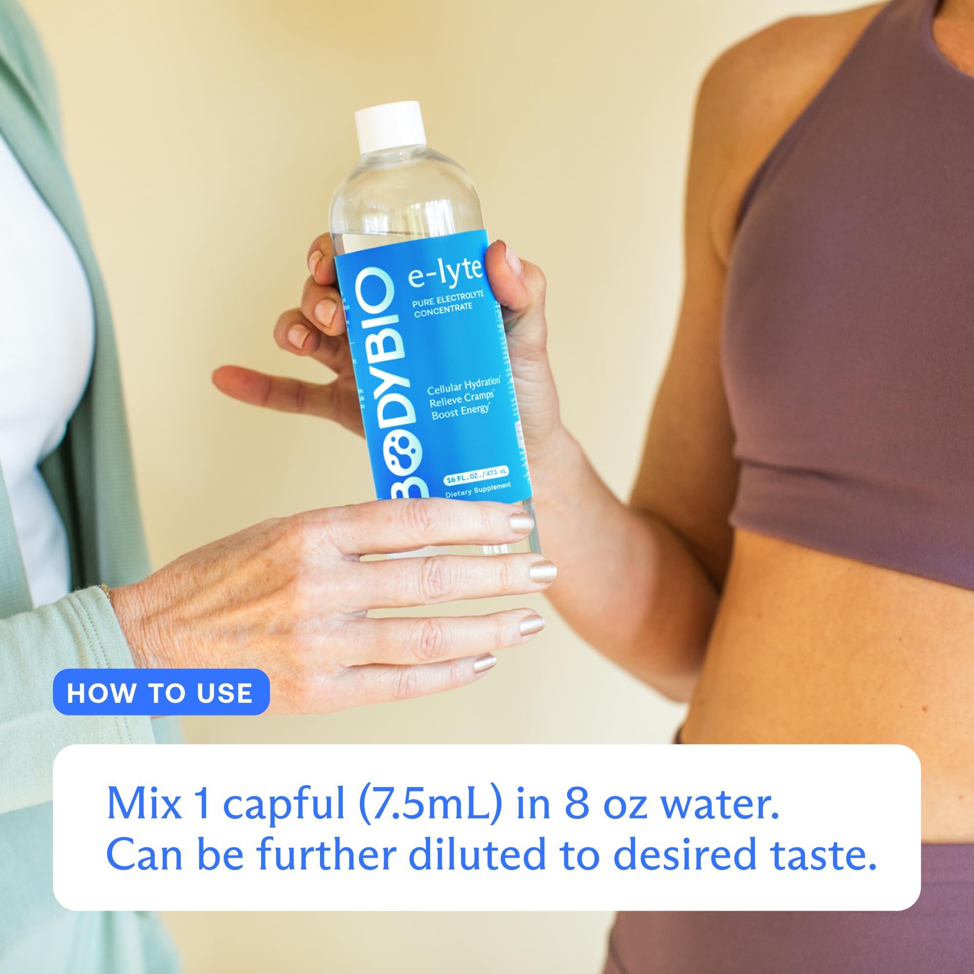 BodyBio e-Lyte Liquid Electrolyte Concentrate | Hydration

