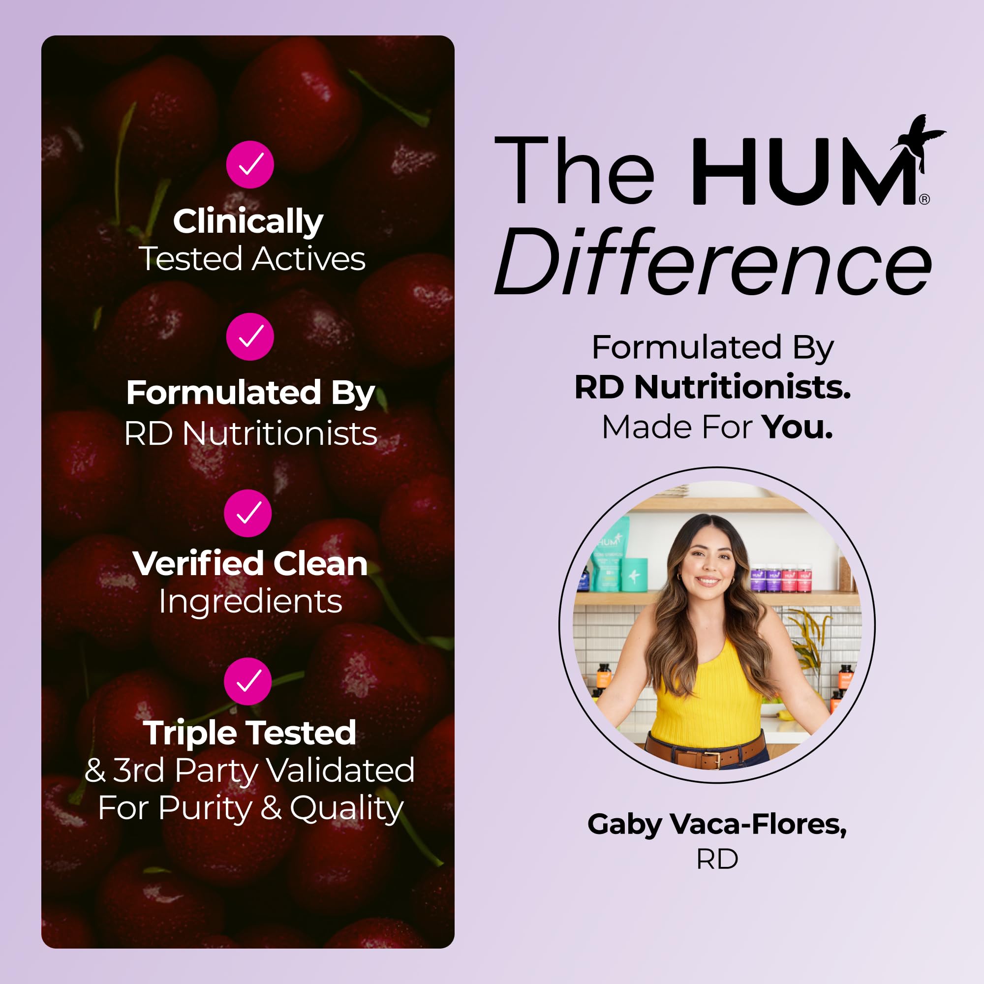Hum Dream Team Nighttime Drink Mix for Sleep Support

