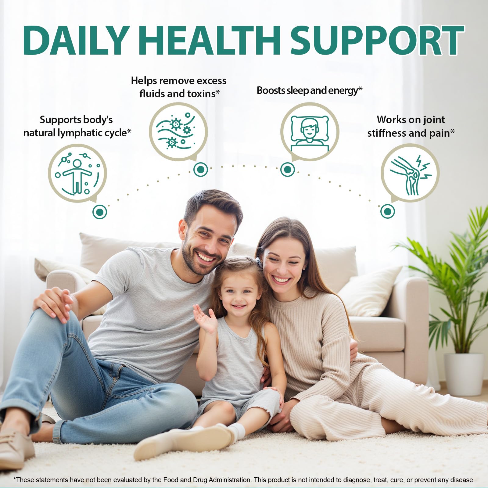 Lymphatic Support Herbal Capsules for Immune & Fluid Balance

