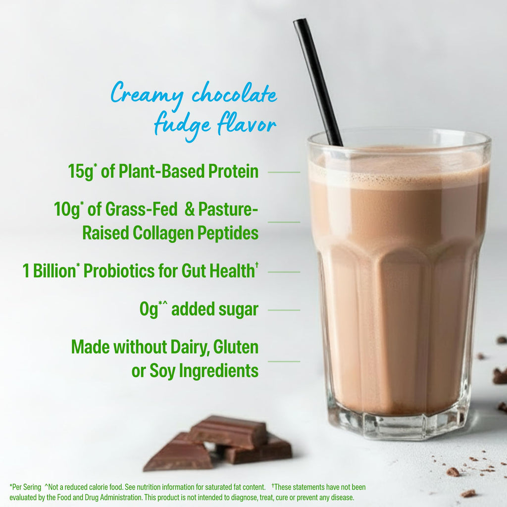 Orgain Plant Protein Powder + Collagen with Probiotics

