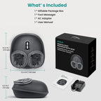 Nekteck Shiatsu Foot Massager with Heat - 3 Modes

