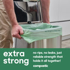 Compostic Compostable Trash Bags Extra Strong Plant-Based

