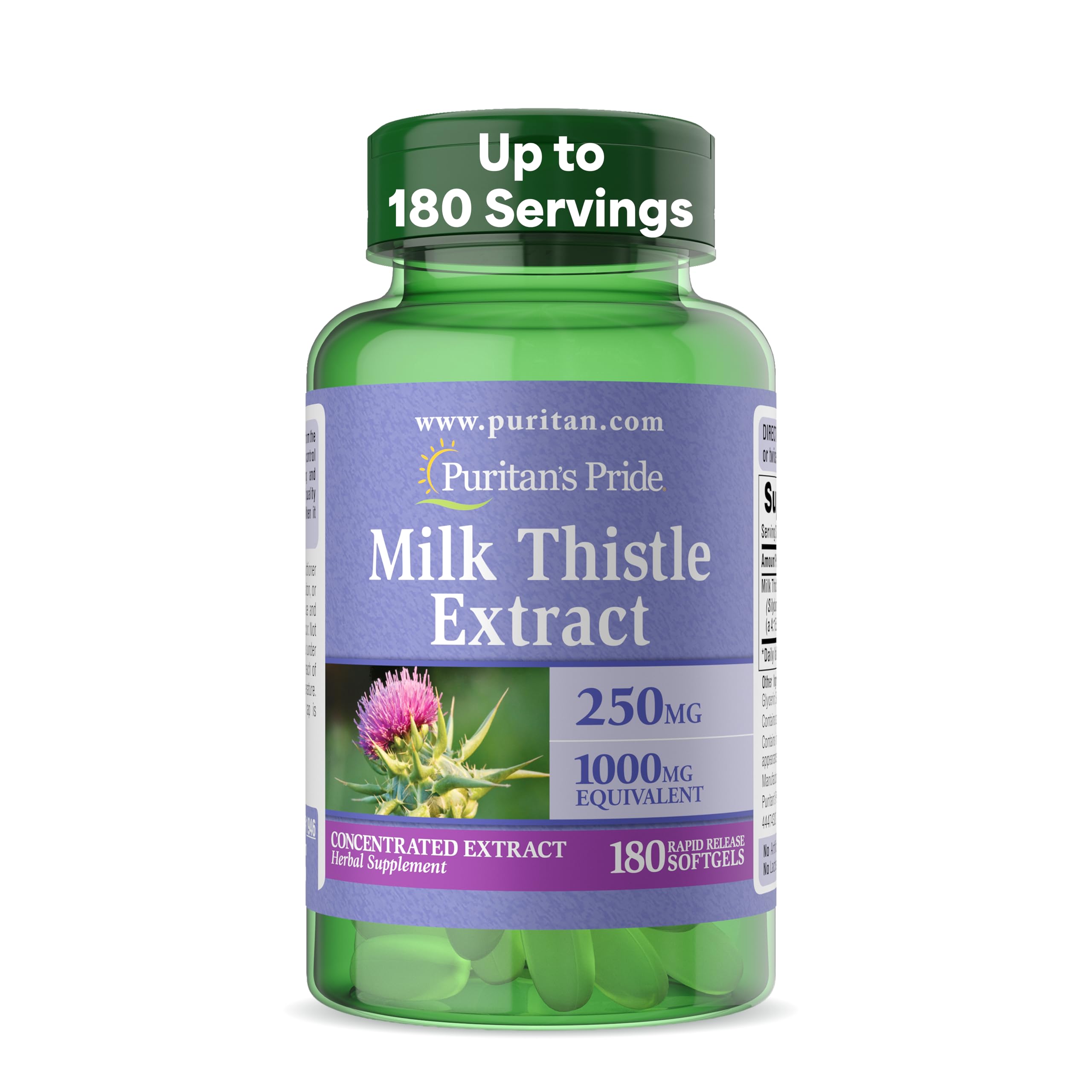 Puritan's Pride Milk Thistle Extract for Liver Support

