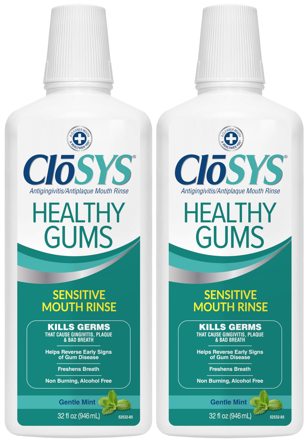 CloSYS Healthy Gums Mouthwash - Alcohol-Free Anti-Gingivitis


