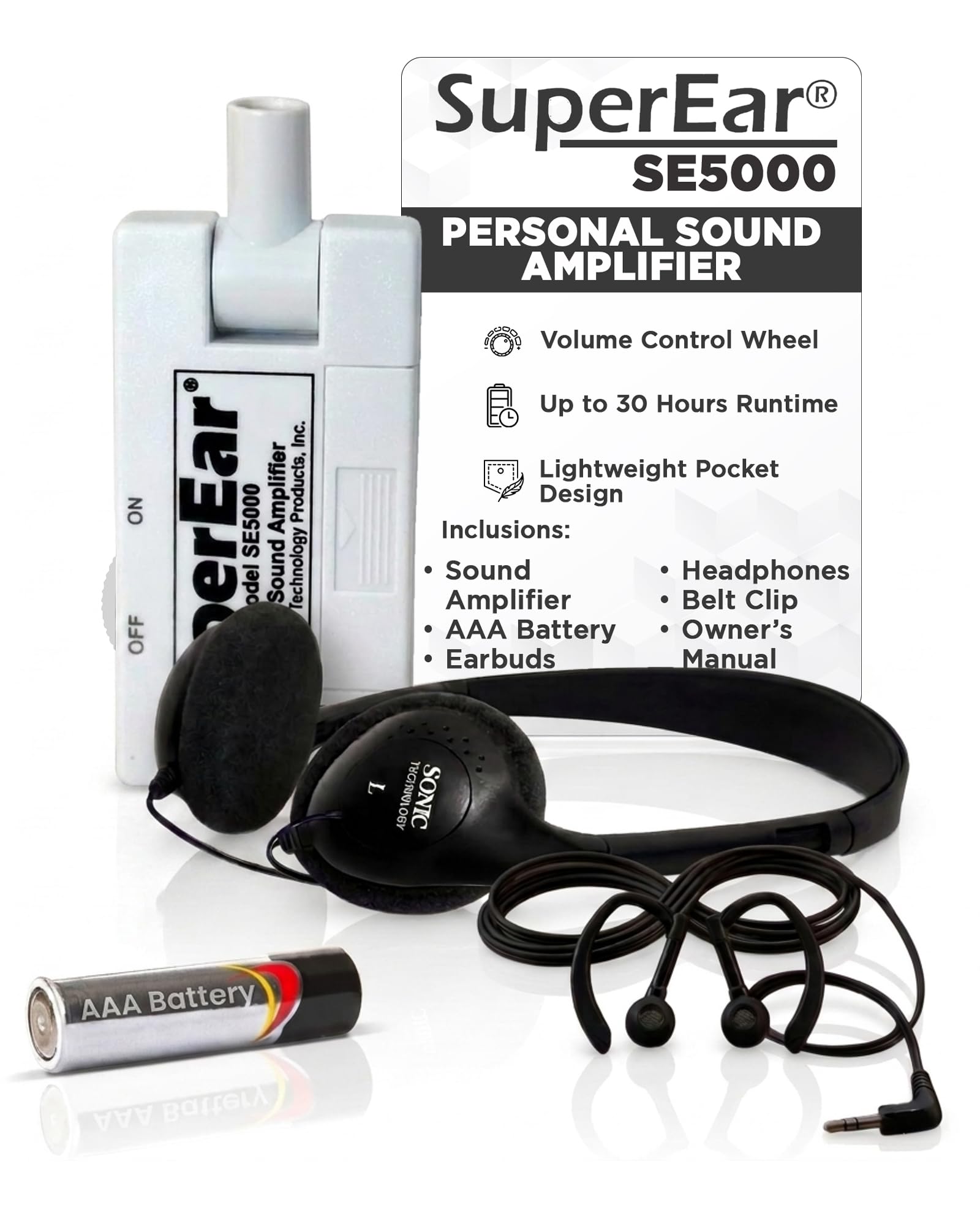 SuperEar SE5000 PSAP Personal Sound Amplifier for Seniors

