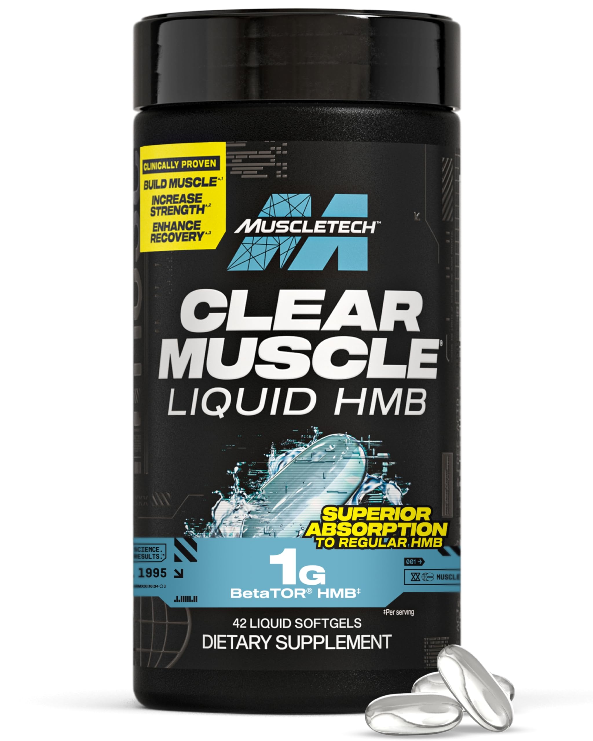 MuscleTech Clear Muscle HMB Supplement for Lean Muscle

