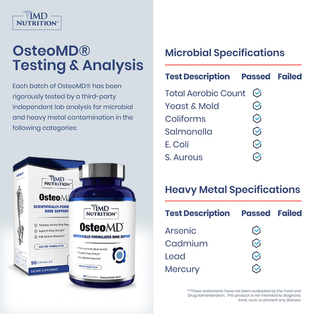 1MD OsteoMD Comprehensive Bone Support

