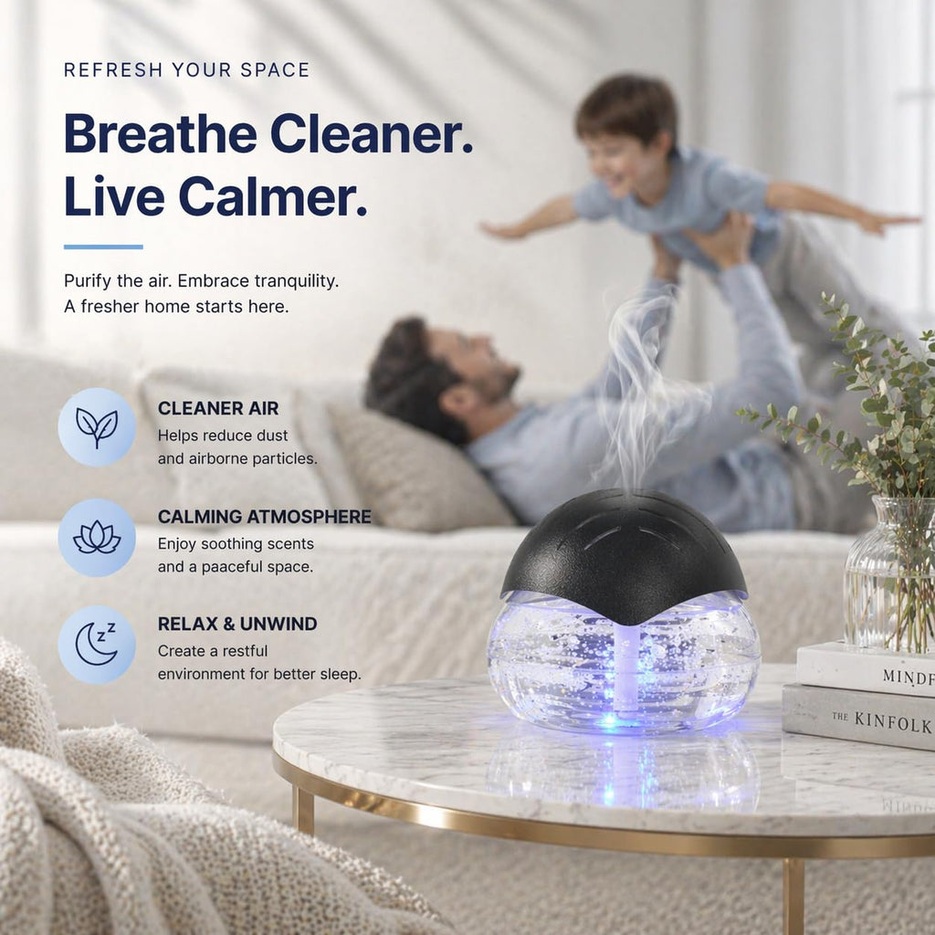 Air Freshener Diffuser with Essential Oils and Night Light

