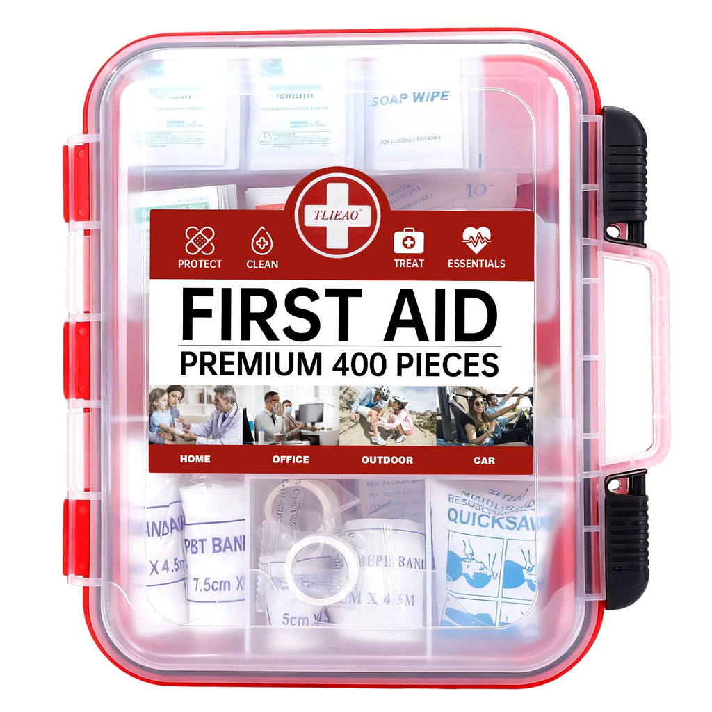 First Aid Kit with Organized Storage for Versatility

