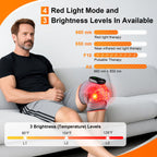 Knee Massager with Heat, Red Light Therapy, and Vibration

