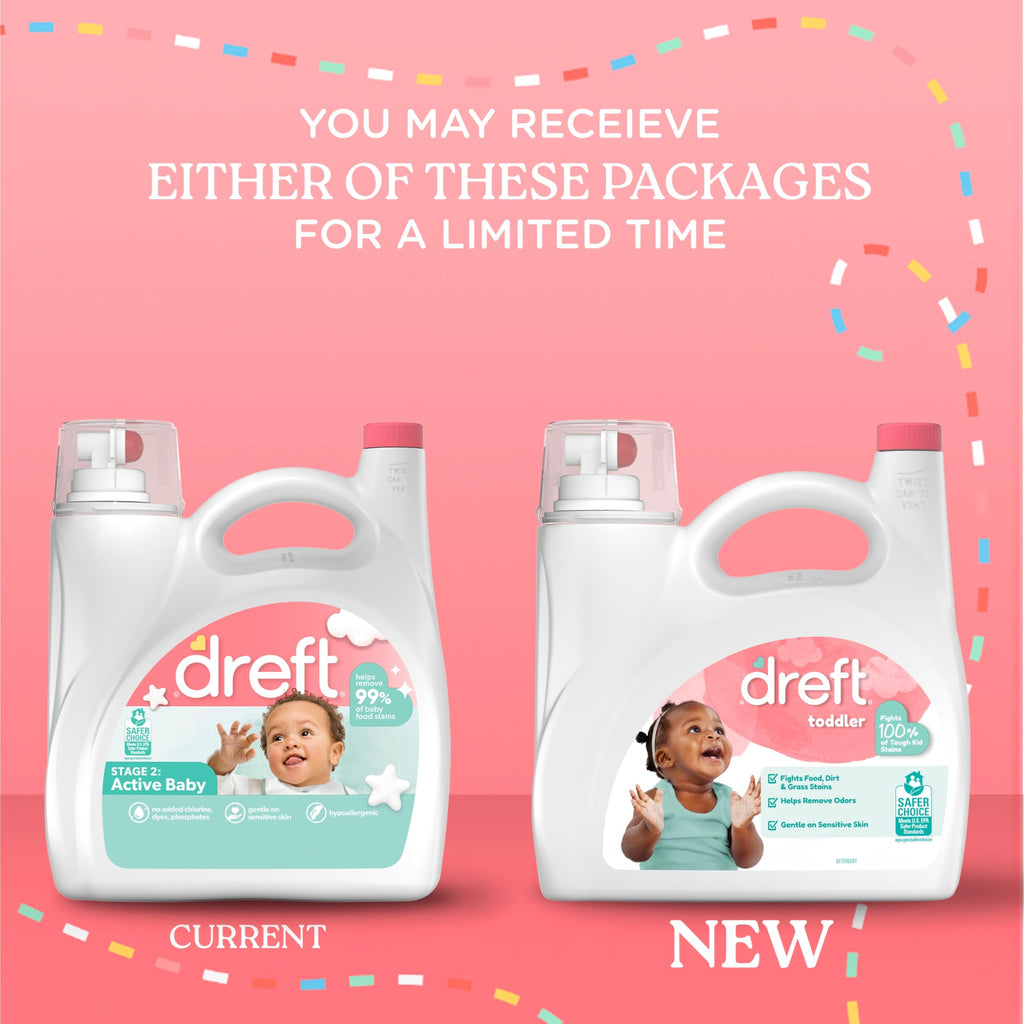 Dreft Toddler Liquid Laundry Detergent | Sensitive Skin

