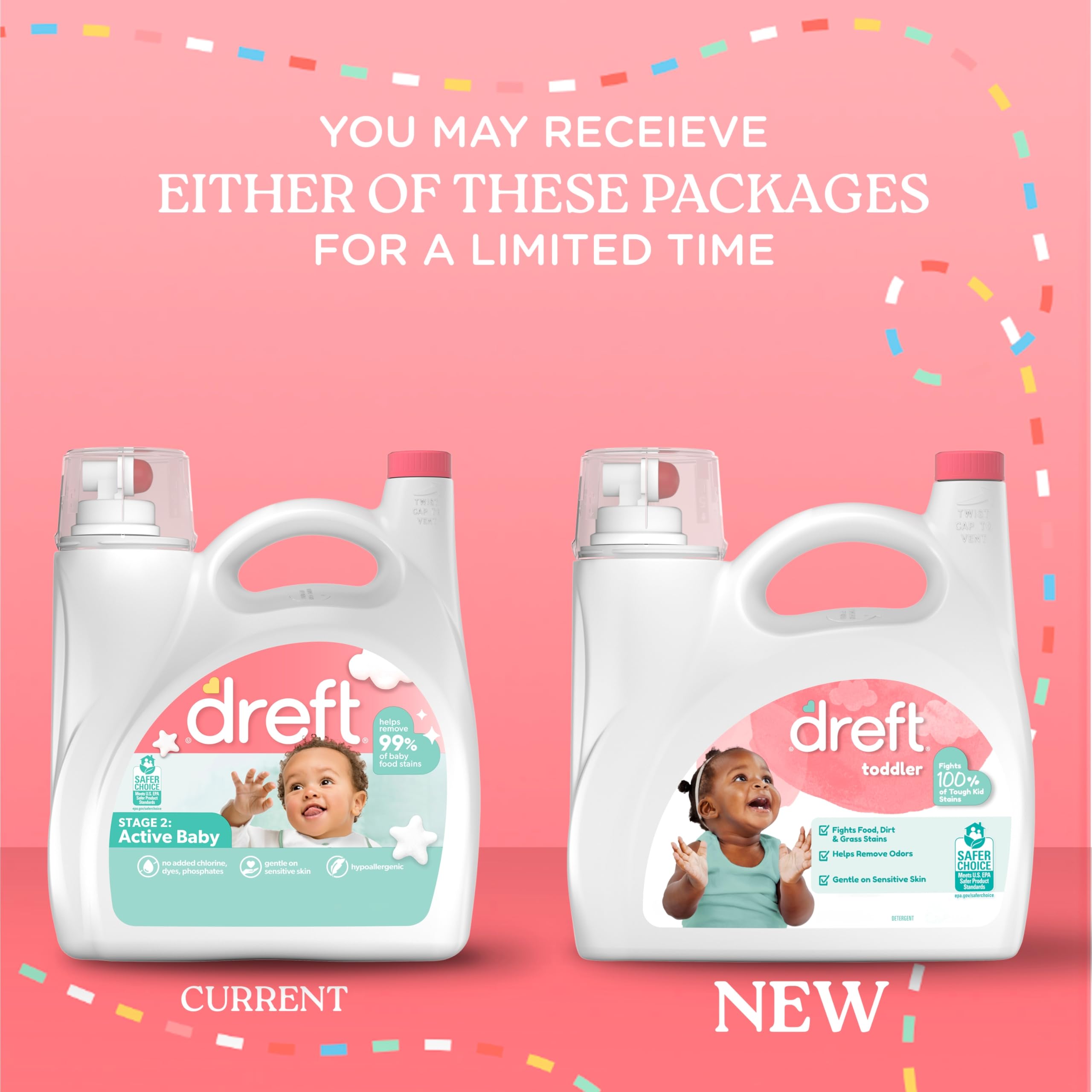 Dreft Toddler Liquid Laundry Detergent | Sensitive Skin

