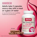 Jarrow Formulas Red Yeast Rice with CoQ10 | Heart Health

