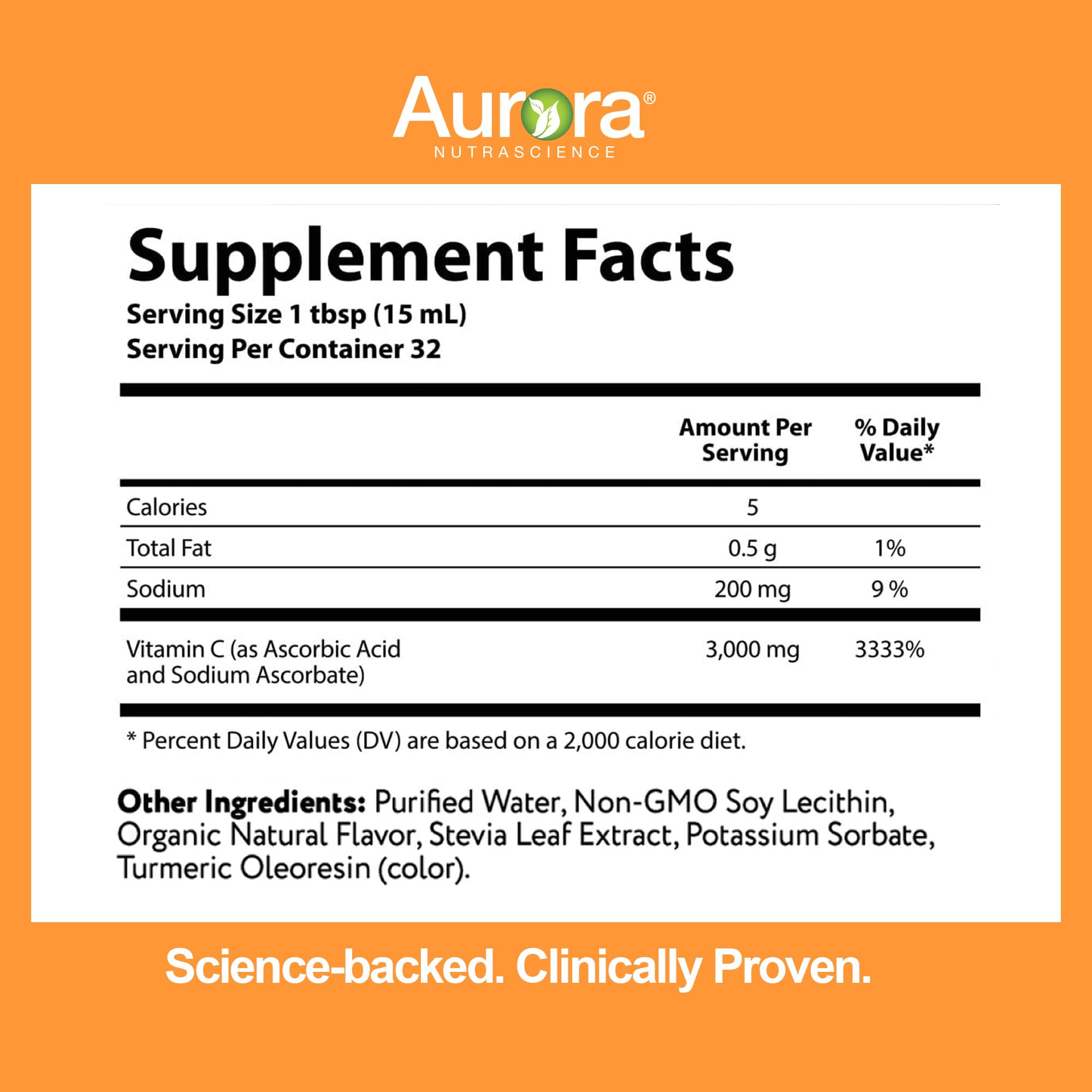Aurora Liposomal Vitamin C Immune Support

