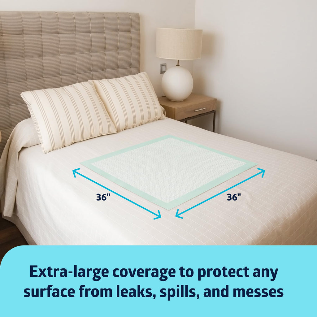 Medline Disposable Underpad – Waterproof Bed Pad


