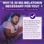 Melatonin Gummies for Adults - Maximum Strength 30 mg

