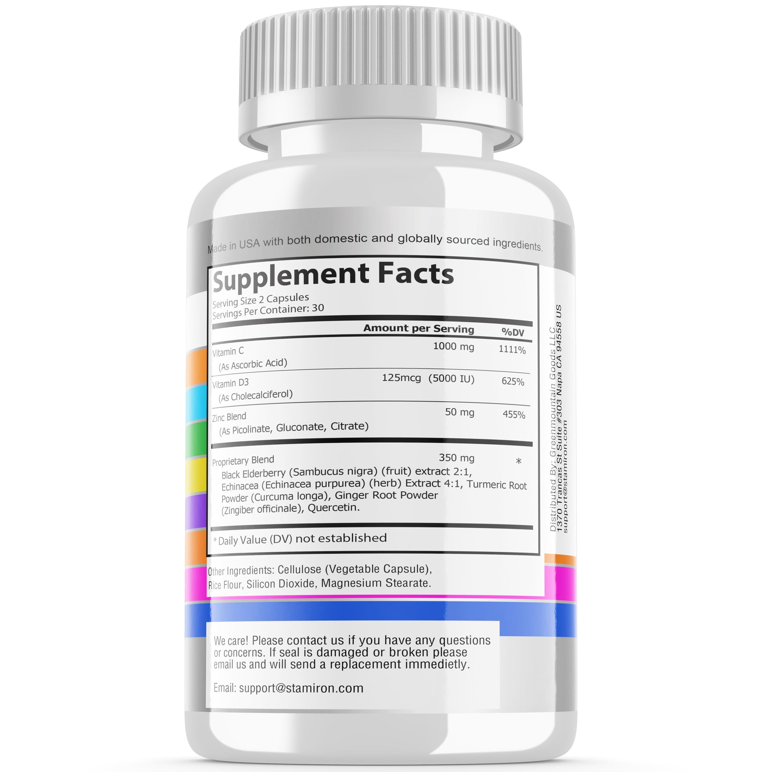 Stamiron All-in-One Immune Support Capsules

